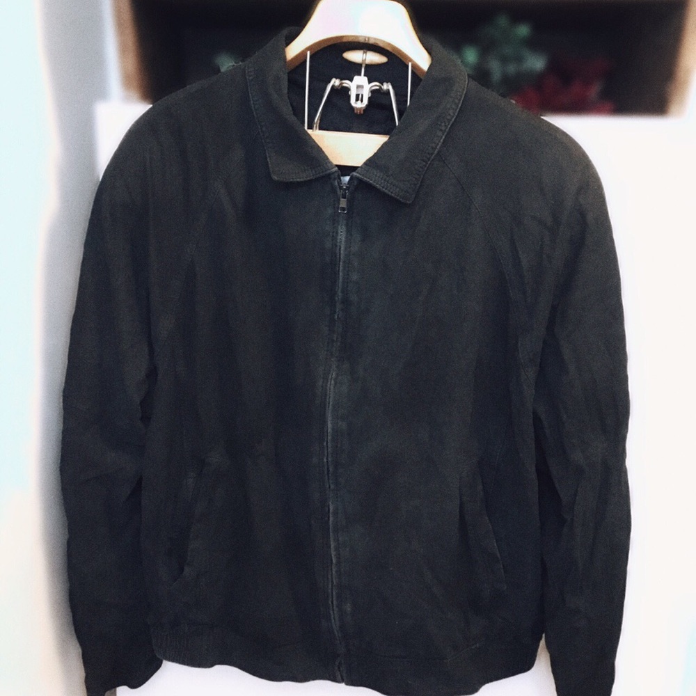 Remy Leather Bomber Jacket